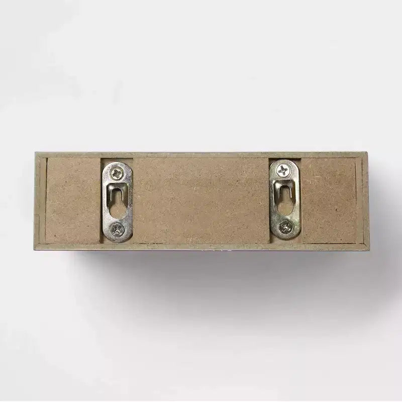 Set di 5 mensole da parete, colore naturale, moderne mensole flottanti in MDF, include ferramenta di montaggio