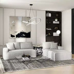 Divano sezionale in ciniglia grigio cenere "Brenley" 110.5 RAF di Jennifer Taylor Home, consegnato in scatola