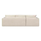 Jennifer Taylor Home Brenley Divano componibile a scatola con penisola sinistra da 280,6 cm, ciniglia grigio cenere