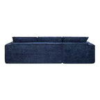 Jennifer Taylor Home Brenley Divano componibile a scatola con penisola sinistra da 280,6 cm, ciniglia grigio cenere