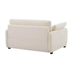 Poltrona singola Whisen Modern Oversized in ciniglia a blocchi di colore, divano lounge ampio e profondo con cuscini