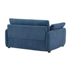 Poltrona singola Whisen Modern Oversized in ciniglia a blocchi di colore, divano lounge ampio e profondo con cuscini