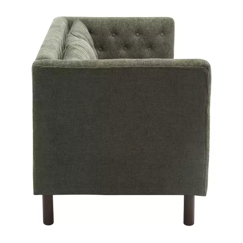 Divano a 3 posti da 78 pollici, moderno imbottito con design trapuntato per il soggiorno - Christopher Knight Home