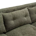 Divano a 3 posti da 78 pollici, moderno imbottito con design trapuntato per il soggiorno - Christopher Knight Home