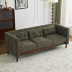 Divano a 3 posti da 78 pollici, moderno imbottito con design trapuntato per il soggiorno - Christopher Knight Home