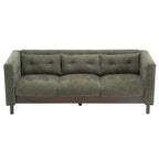 Divano a 3 posti da 78 pollici, moderno imbottito con design trapuntato per il soggiorno - Christopher Knight Home