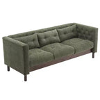 Divano a 3 posti da 78 pollici, moderno imbottito con design trapuntato per il soggiorno - Christopher Knight Home