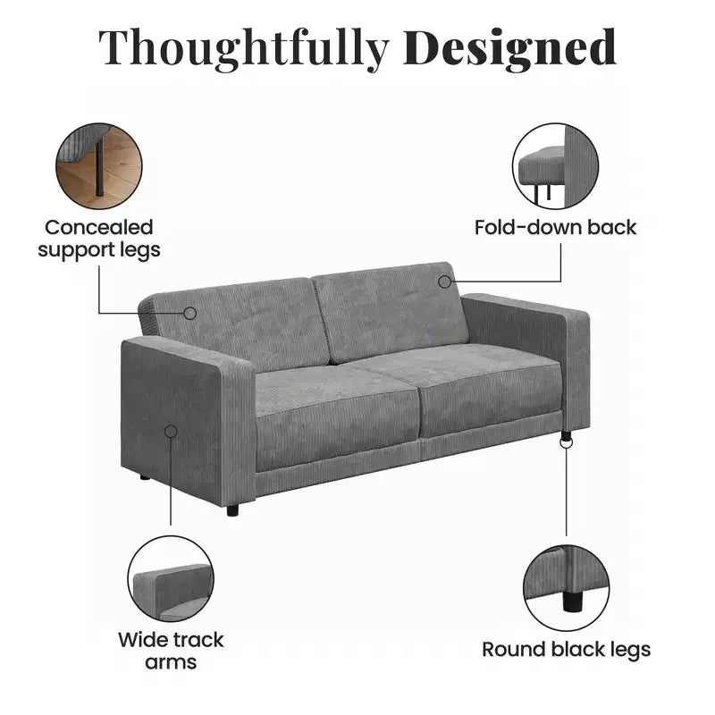 Divano letto futon Allie RealRooms