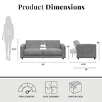 Divano letto futon Allie RealRooms