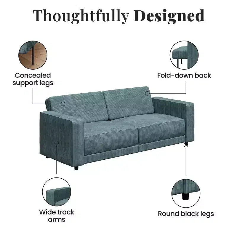 Divano letto futon Allie RealRooms