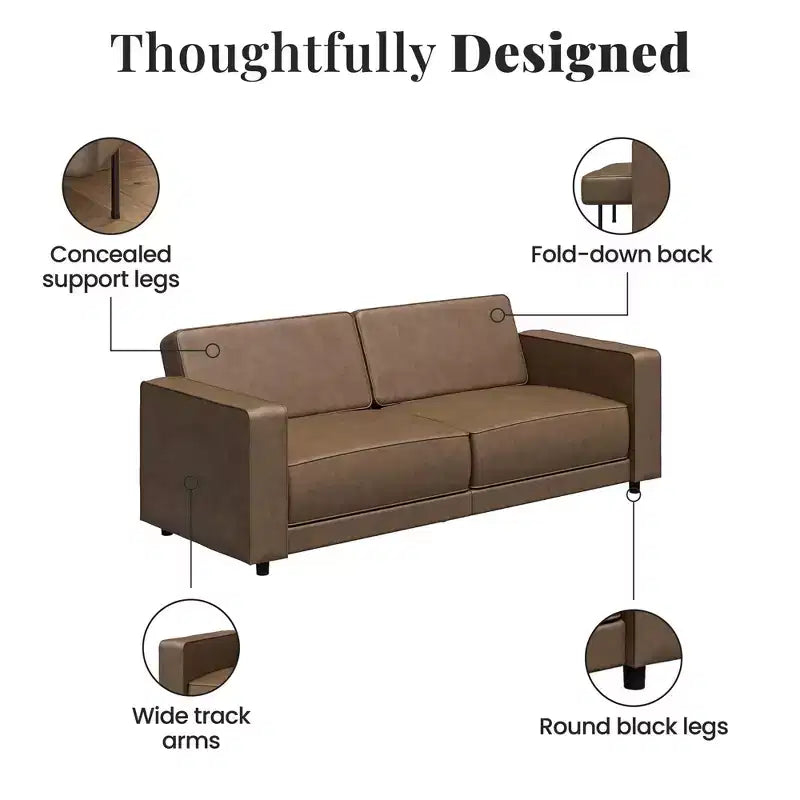 Divano letto futon Allie RealRooms