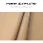 Poltrona Reclinabile Manuale in Similpelle - Design Ergonomico da 68 cm con Portabicchieri e Vano Portaoggetti, per Home Theater e Soggiorno