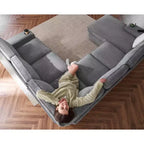 Divano componibile AMERLIFE con porte USB e contenitore