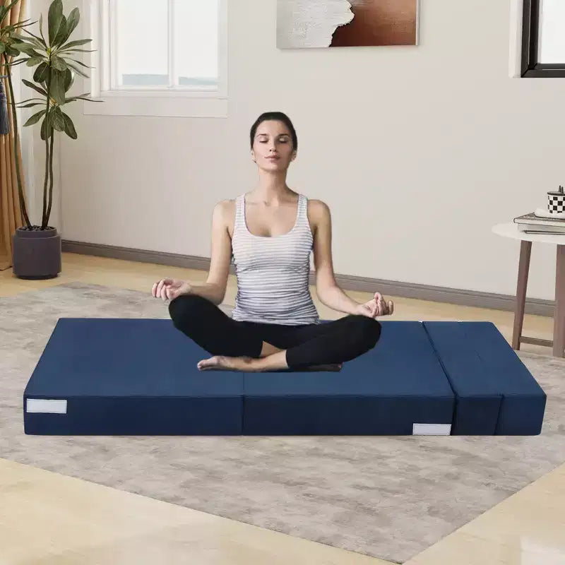 Divano, divano letto pieghevole, divano letto pieghevole con cuscino, sedia letto convertibile, materasso pieghevole, futon da terra per soggiorno/camera da letto