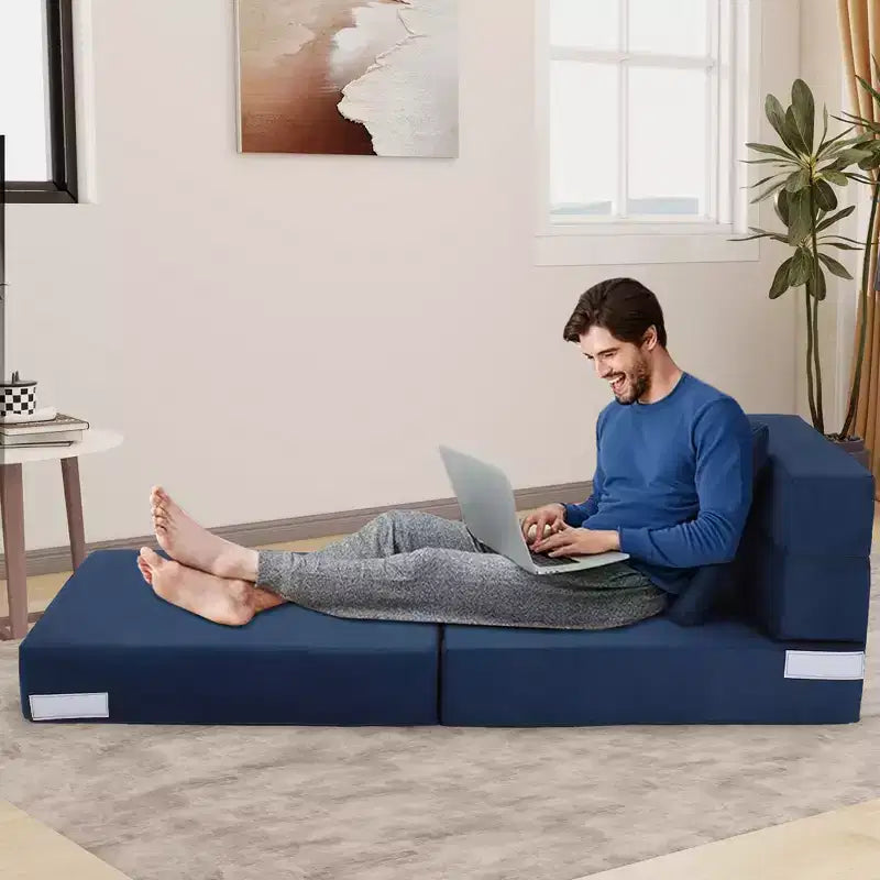Divano, divano letto pieghevole, divano letto pieghevole con cuscino, sedia letto convertibile, materasso pieghevole, futon da terra per soggiorno/camera da letto