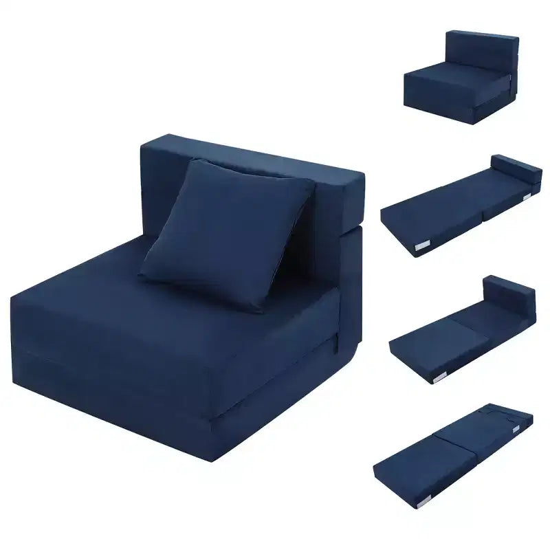 Divano, divano letto pieghevole, divano letto pieghevole con cuscino, sedia letto convertibile, materasso pieghevole, futon da terra per soggiorno/camera da letto