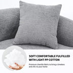 Divano componibile Whisen 110 con imbottitura a compressione totale