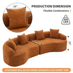 Divano componibile Whisen 110 con imbottitura a compressione totale