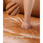 Poltrona Reclinabile Oversize - Grande Recliner Manuale in Similpelle PU per Adulti, Poltrona Relax dal Comfort Eccezionale