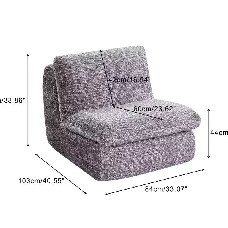 Divano e poltrona Whisen Corduroy Floor Compression, il massimo del comfort per rilassarsi e giocare