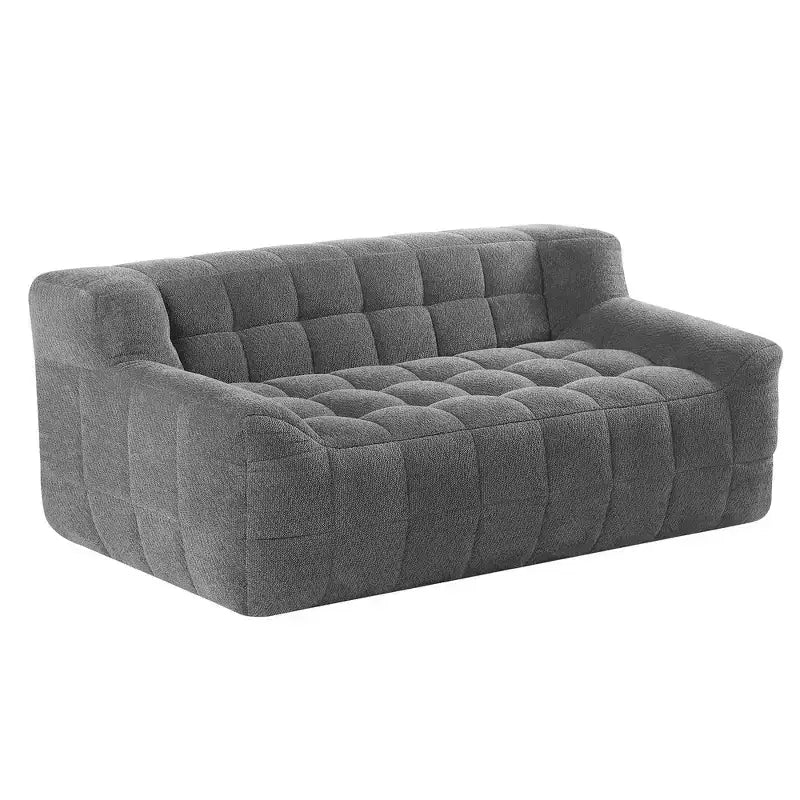 Divano e Poltrona Whisen Lychee Velvet con compattazione del pavimento