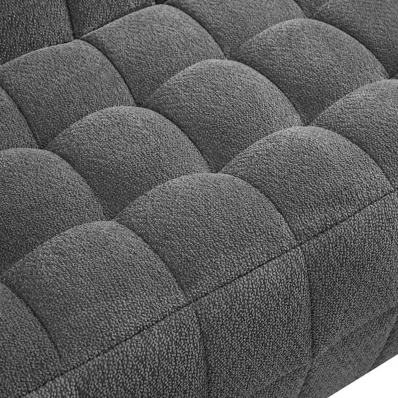 Divano e Poltrona Whisen Lychee Velvet con compattazione del pavimento