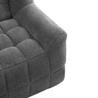 Divano e Poltrona Whisen Lychee Velvet con compattazione del pavimento