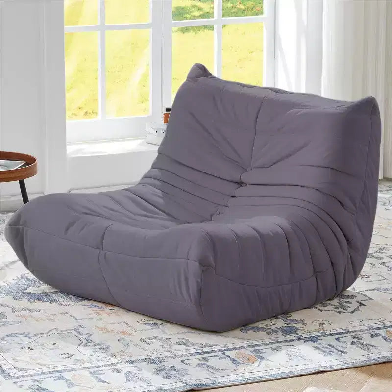 Divano Bean Bag EROMMY, 28D Memory Foam, Facile da Pulire e Portatile, Similpelle Premium, Divano da Terra Leggero per Soggiorno, Camera da Letto