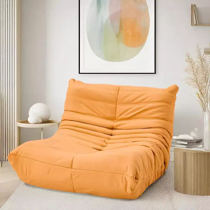 Divano Bean Bag EROMMY, 28D Memory Foam, Facile da Pulire e Portatile, Similpelle Premium, Divano da Terra Leggero per Soggiorno, Camera da Letto