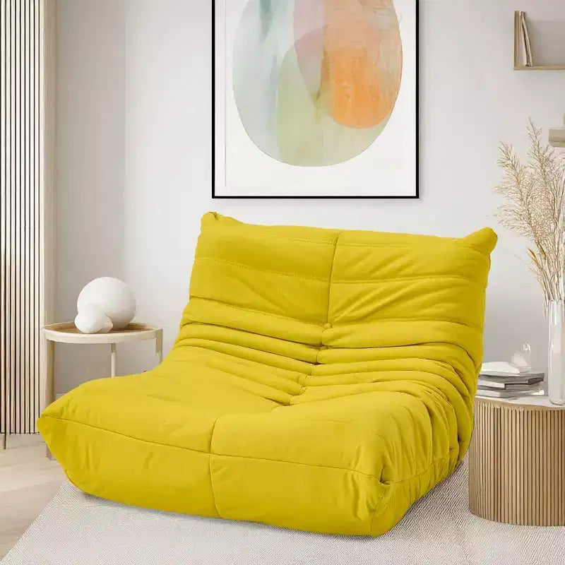 Divano Bean Bag EROMMY, 28D Memory Foam, Facile da Pulire e Portatile, Similpelle Premium, Divano da Terra Leggero per Soggiorno, Camera da Letto