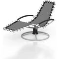 Patio Chaise Lounge - 360Rotating Basic, Tanning Chairs with Arm for All Weather, Poolside, Balcony,Backyard