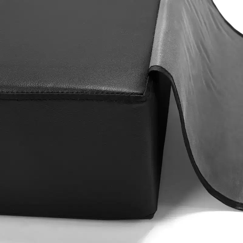 Seggiolino Rialzo per Salone per Bambini, Cuscino per Poltrona da Barbiere, Oversize, Ecopelle Nera