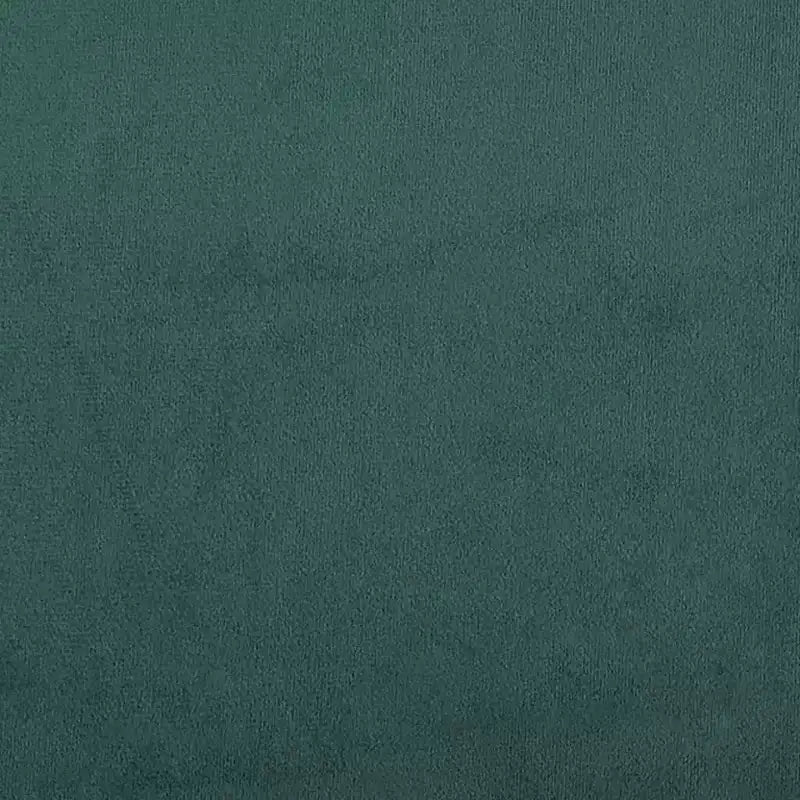 Velvet 2-Seater Sofa Bed and Footstool, Dark Green, Convertible Sleeper Sofa for Lounge & Living Room