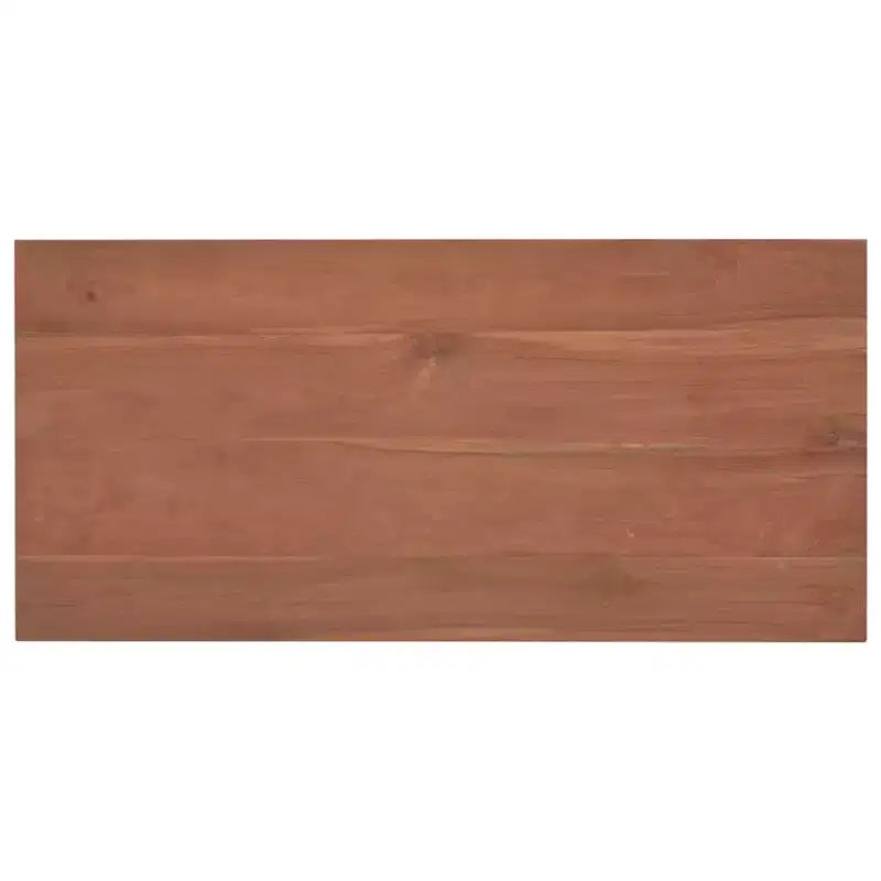Mobile da bagno in teak massiccio, stile retrò, 85x40x75 cm