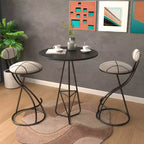 MAYEERTY Set of 2 Upholstered Bar Stools Striped Counter Height Modern Velvet Dining Chairs Black Stripe for Kitchen Island Living Room