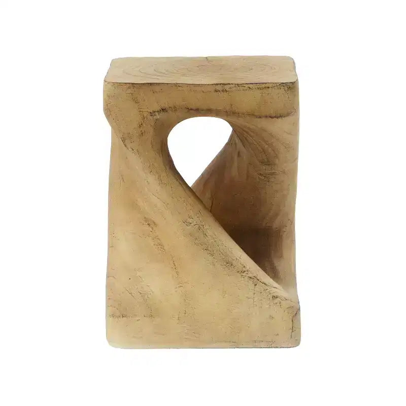 Consolle Twist Effetto Legno Colore Naturale Soggiorno
