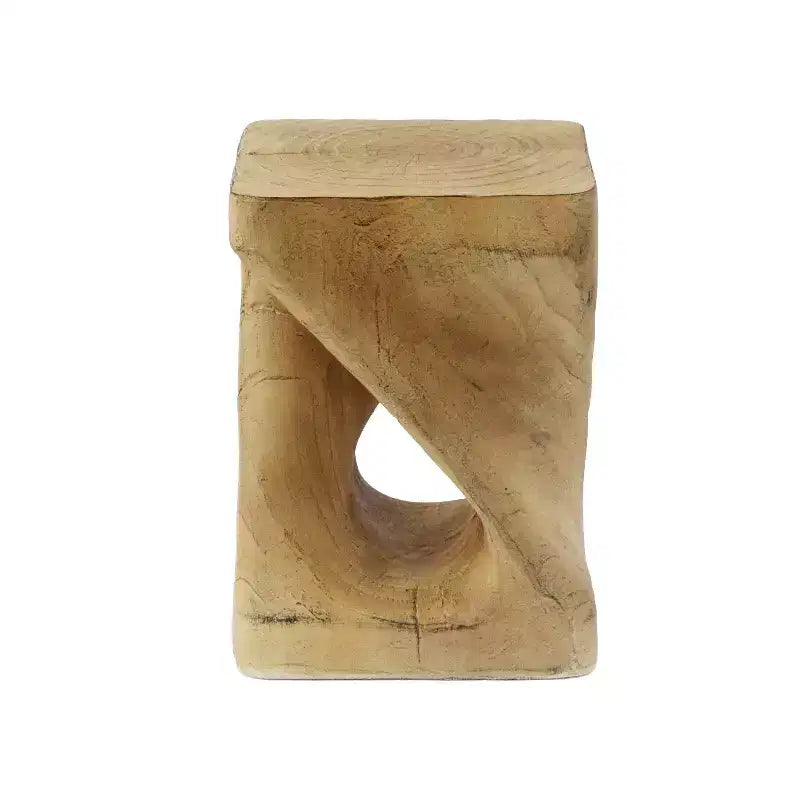 Consolle Twist Effetto Legno Colore Naturale Soggiorno
