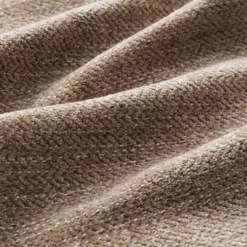 Divano componibile Cloud a 3 posti in ciniglia, in schiuma ad alta densità con bottoni, braccioli ergonomici, base in legno massello per camera da letto/salotto