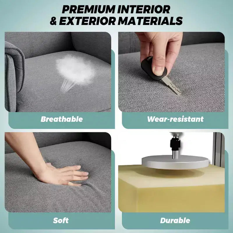 Poltrona Reclinabile Elettrica con Massaggio e Riscaldamento, Poltrona Reclinabile Singola Regolabile, Poltrona per Home Theater per Soggiorno/Ufficio