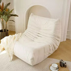 No Installation Big Foam Bean Bag Chair Lounger Sofa in a Box for Adults Living Room Apartment or Gaming