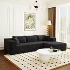 Divano componibile moderno Famapy – Comfort e stile per ambienti contemporanei. Divano letto in cotone compresso senza montaggio con chaise longue.