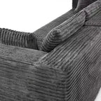 Divano componibile moderno Famapy – Comfort e stile per ambienti contemporanei. Divano letto in cotone compresso senza montaggio con chaise longue.