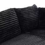 Divano componibile moderno Famapy – Comfort e stile per ambienti contemporanei. Divano letto in cotone compresso senza montaggio con chaise longue.