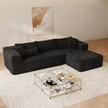 Divano componibile moderno Famapy – Comfort e stile per ambienti contemporanei. Divano letto in cotone compresso senza montaggio con chaise longue.