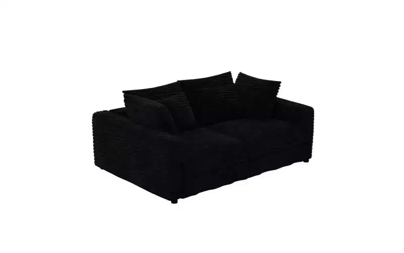 EHMKNP 102.4 Divano a 4 posti in ciniglia felpata, con morbidi cuscini, divano letto profondo convertibile per soggiorno, camera da letto, appartamento, ufficio