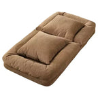 GustoWave 64,9'' Divano Letto Pigro Regolabile a 5 Posizioni, Letto Imbottito per Persone e Cani, Sedia a Sdraio Pieghevole da Terra