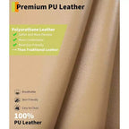 Poltrona reclinabile girevole Rocker Oversize - Poltrona reclinabile manuale in ecopelle PU, poltrona relax con braccioli e schienale imbottiti per soggiorno, camera da letto