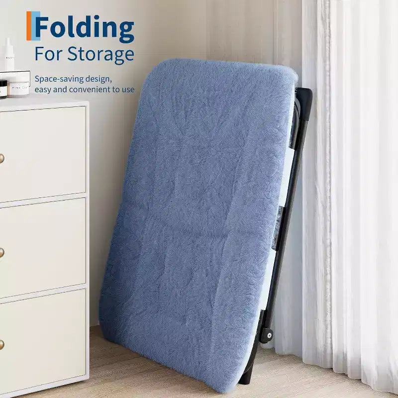 Poltrona "Lazy Sofa" con rivestimento in morbida pelliccia sintetica di coniglio, poltrona lounge ultra confortevole e accogliente per soggiorno, seduta rilassante da interni con morbido, per la casa