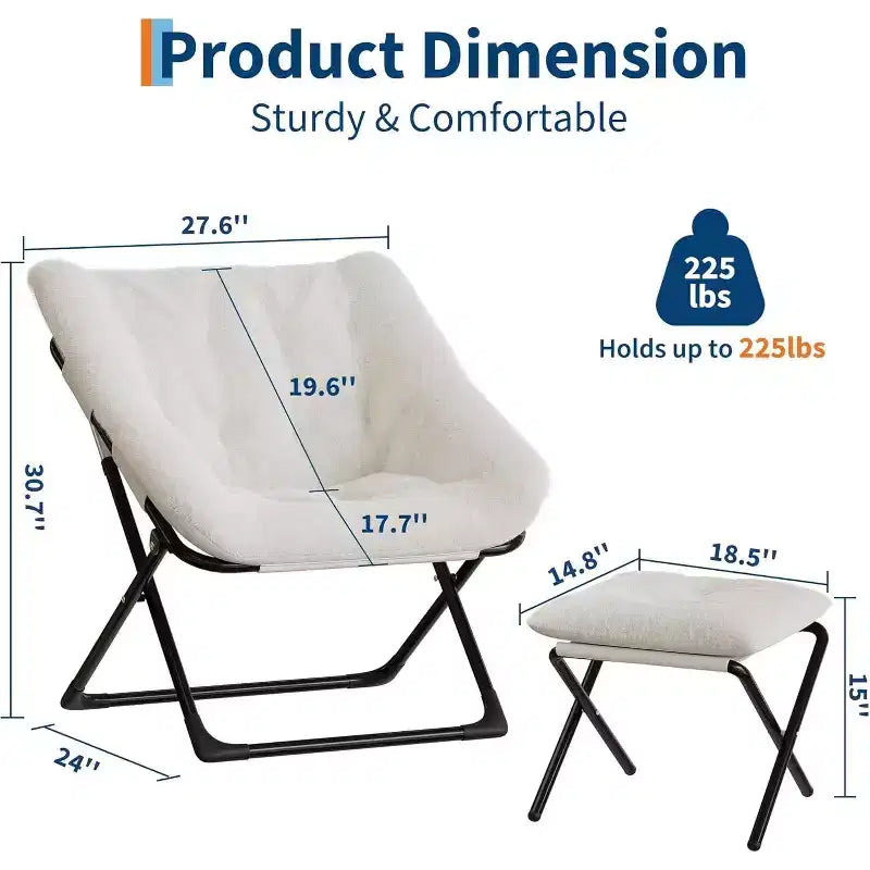 Poltrona "Lazy Sofa" con rivestimento in morbida pelliccia sintetica di coniglio, poltrona lounge ultra confortevole e accogliente per soggiorno, seduta rilassante da interni con morbido, per la casa