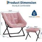 Poltrona "Lazy Sofa" con rivestimento in morbida pelliccia sintetica di coniglio, poltrona lounge ultra confortevole e accogliente per soggiorno, seduta rilassante da interni con morbido, per la casa